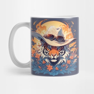 A fancy tiger ready for summer Mug